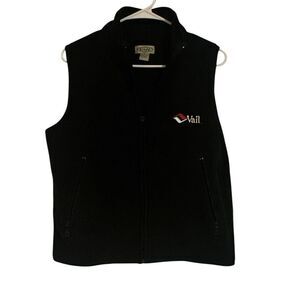 Vail fleece, zippered vest, with pockets ladies size medium